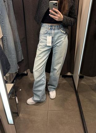 Блакитні джинси zara