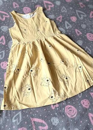 Платье h&amp;m на девочку 4-6роков