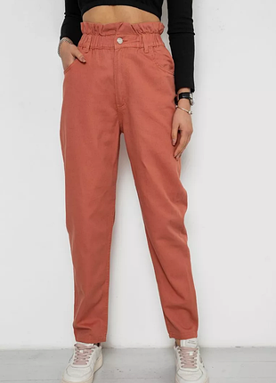 Джинсы женские, цвет терракотовый, 250r1573