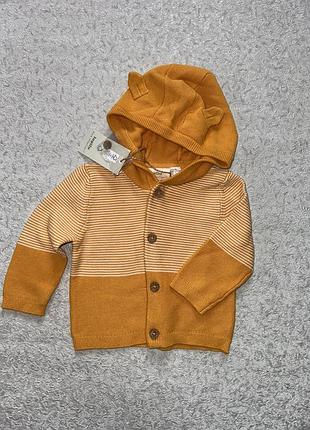 Дитяча вʼязана кофта lupilu