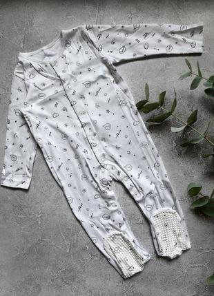 Слип george 0-3-6-9-12-18 человечек, комбинезон, пижама