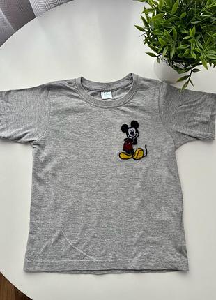 Футболка міккі сіра