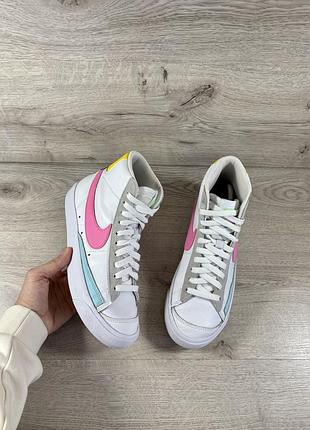 Жіночі кросівки nike blazer білі шкіра
