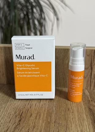 Антивікова освітлюча сироватка з вітаміном с murad vita-c glycolic brightening serum