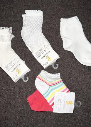 Носки коттоновые, бренда ovs в ассортименте размер: 19-20 - 22 (12-18 -24 мес.)