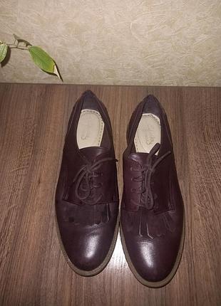 Туфли оксфорды clarks someset женские