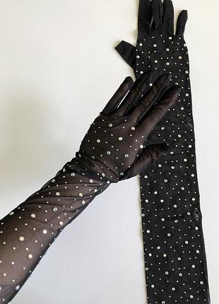 Елегантні довгі рукавички