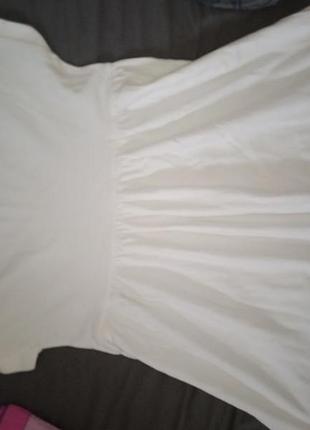 Белое платье зара