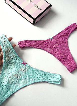 Люкс мереживні трусики victoria’s secret