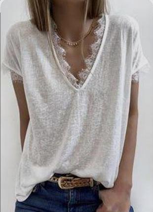 Футболка льон