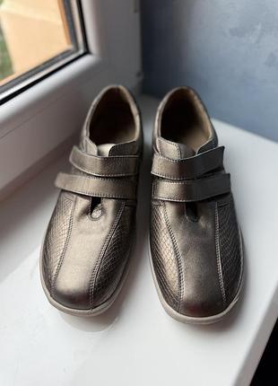 Кеды макасины ортопедичне взуття ströber шкіра