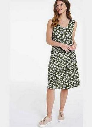 Платье в цветах juipa, вискоза, большой размер