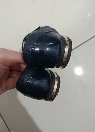 Туфельки балетки лаковые кожаные 4