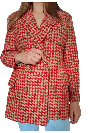 Элегантный пиджак "гусиная лапка" от "the coat"