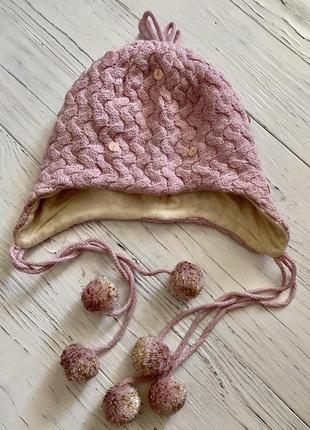 Шапка lenne зима, шерсть, подкладка 100% хлопок, размер 52