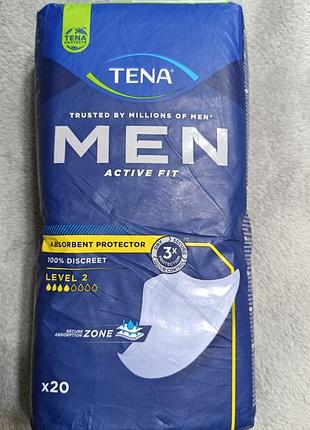 Урологические прокладки tena men  active fit level 2