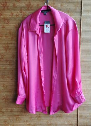 Атласная рубашка