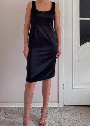 Сукня атласна для вагітних