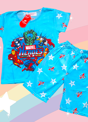 Літня піжама для хлопців марвел