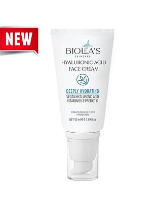 Крем для глибокого зволоження обличчя «hyaluronic acid face cream»