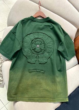 Подовжена футболка chrome hearts