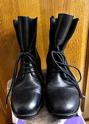 Oxmox, шкіряні чоботи, 37 розмір.