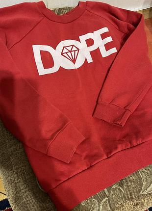 Світшот червоний dope