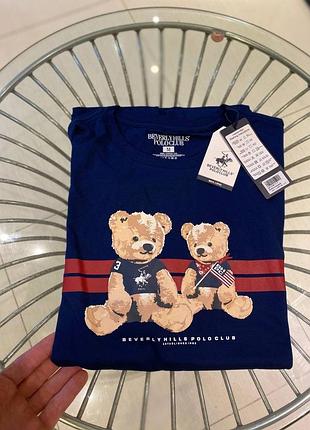 Футболка polo bear ralph lauren унісекс футболка з ведмедем