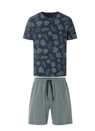 Котонова чоловіча піжама  livergy, розмір с, м, л