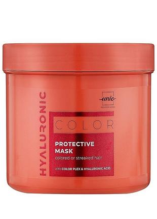 Маска для окрашенных и мелированных волос hyaluronic color от unic