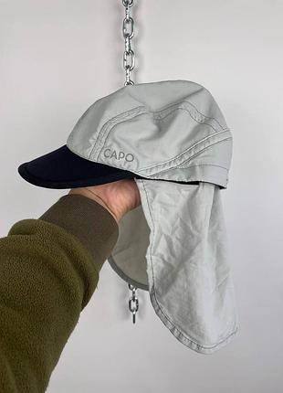 Туристическая трекинговая кепка с защитой шеи от солнца capo softcap uv 50