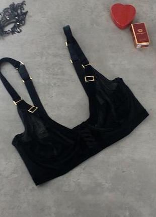 Черный эротический бюстгальтер ann summers