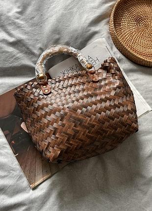Mega sale !!!!бамбукова плетена сумка 2