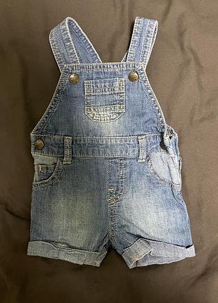 Джинсовий комбінезон до 3 місяців для дівчинка
