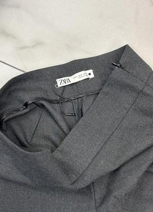 Широкі укорочені штани zara 38р2 фото