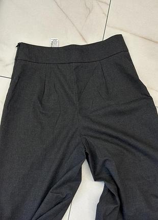 Широкі укорочені штани zara 38р5 фото