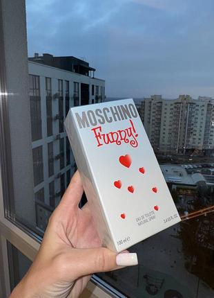 Парфуми moschino funny💗 оригінал  духи парфюм нові в блістері