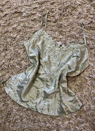 Laura ashley шовк майка