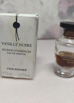Туалетная вода yves rocher vanille noire 5 мл ив роше