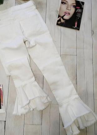 Джинси скіні з воланами river island р. 8