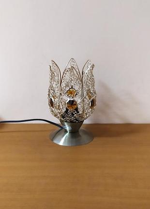 Невелика настільна лампа світильник нічник — уцінка