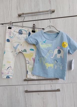 Брендовый костюм футболка и штанишки