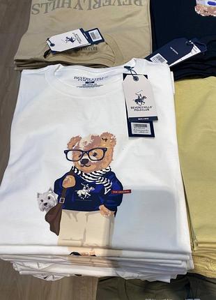 Футболка polo bear ralph lauren унісекс футболка з ведмедем