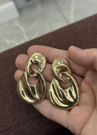 Серьги акцентные parfois позолоченные