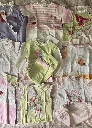 Великий бокс 27 шт. нових дитячих речей з бірками, для дівчинки