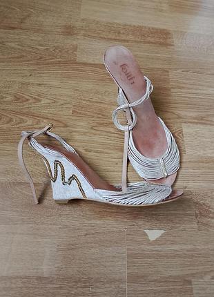 Босоножки плетеные, винтаж