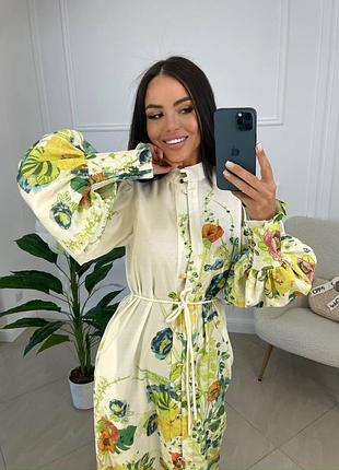 Брендова жіноча літня довга сукня плаття