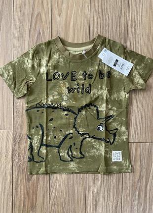 Футболка з динозавром для хлопчика, нова, розмір 104, cool club, smyk.