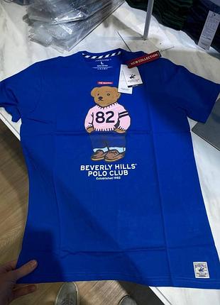 Футболка polo bear ralph lauren унісекс футболка з ведмедем