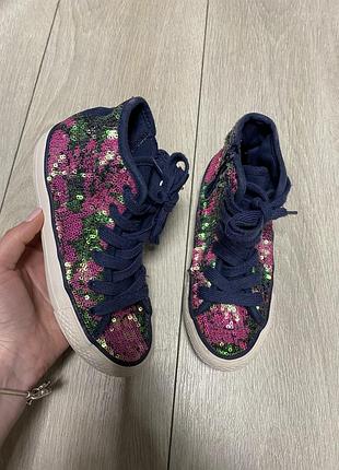 Кеды блестящие